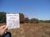 Kırklareli Merkez Yündalan Köyü Milli Emlak'tan Satılık 307,70 m2 Tarla