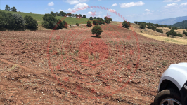 Çorum Ortaköy Salbaş Köyü Milli Emlak'tan Satılık 13.524,82 m2 Tarla